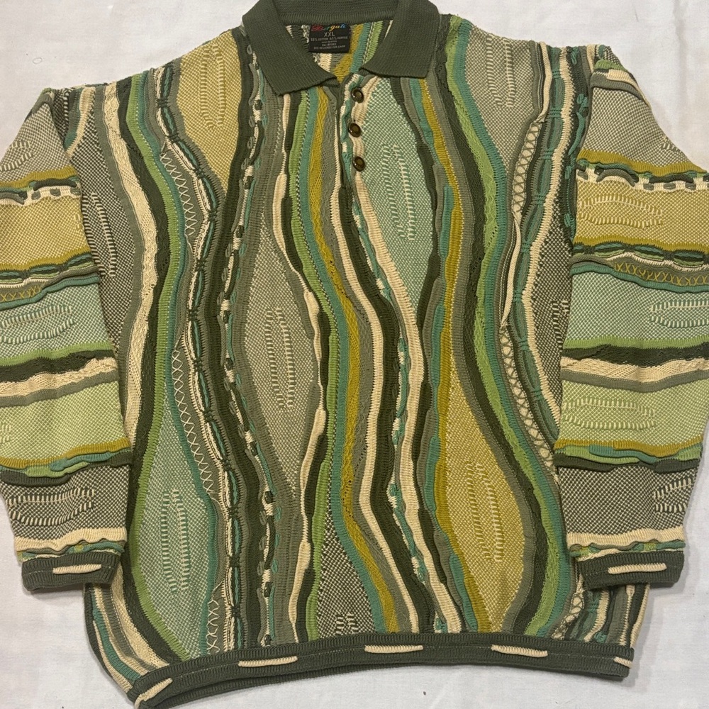 Bergati Coogi Style Sweater Size XXL